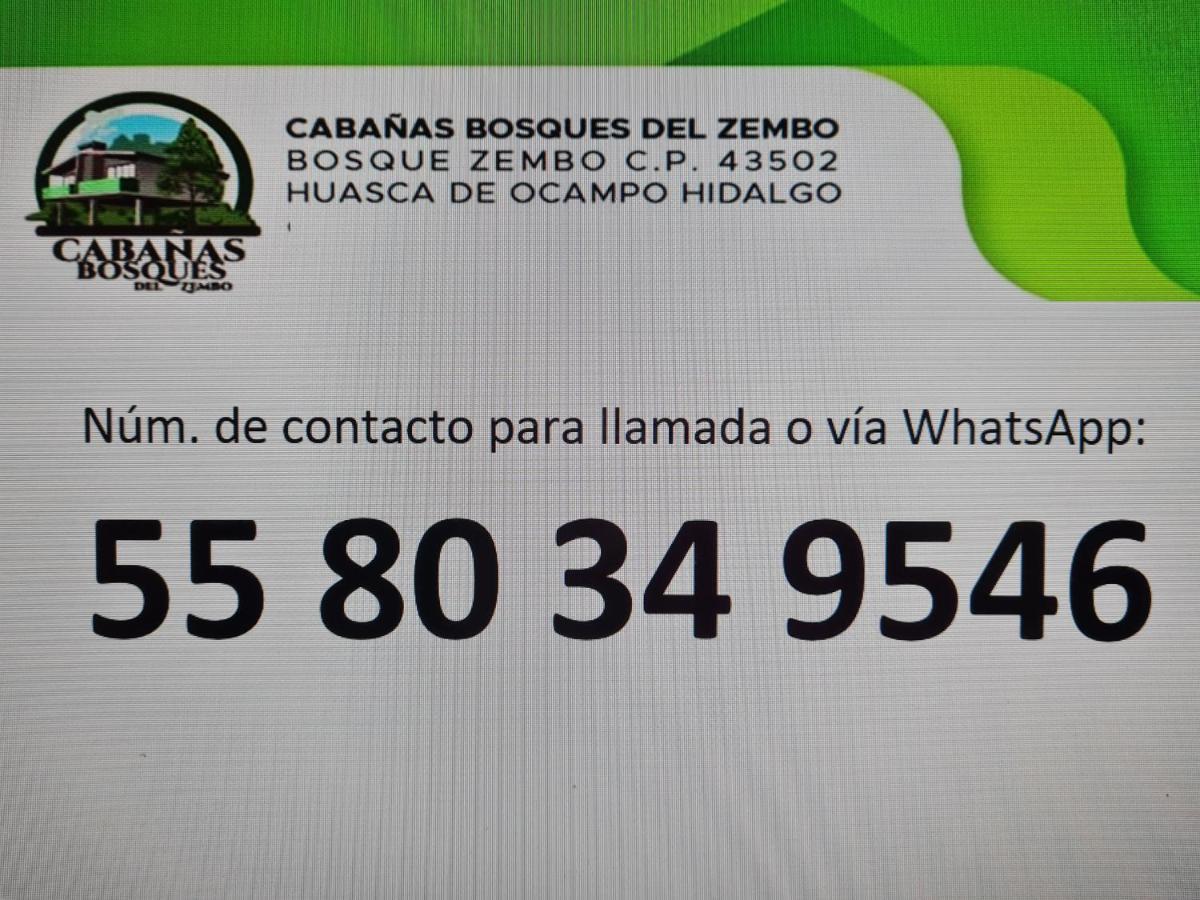 Cabanas Los Bosques Del Zembo Huasca de Ocampo Bagian luar foto